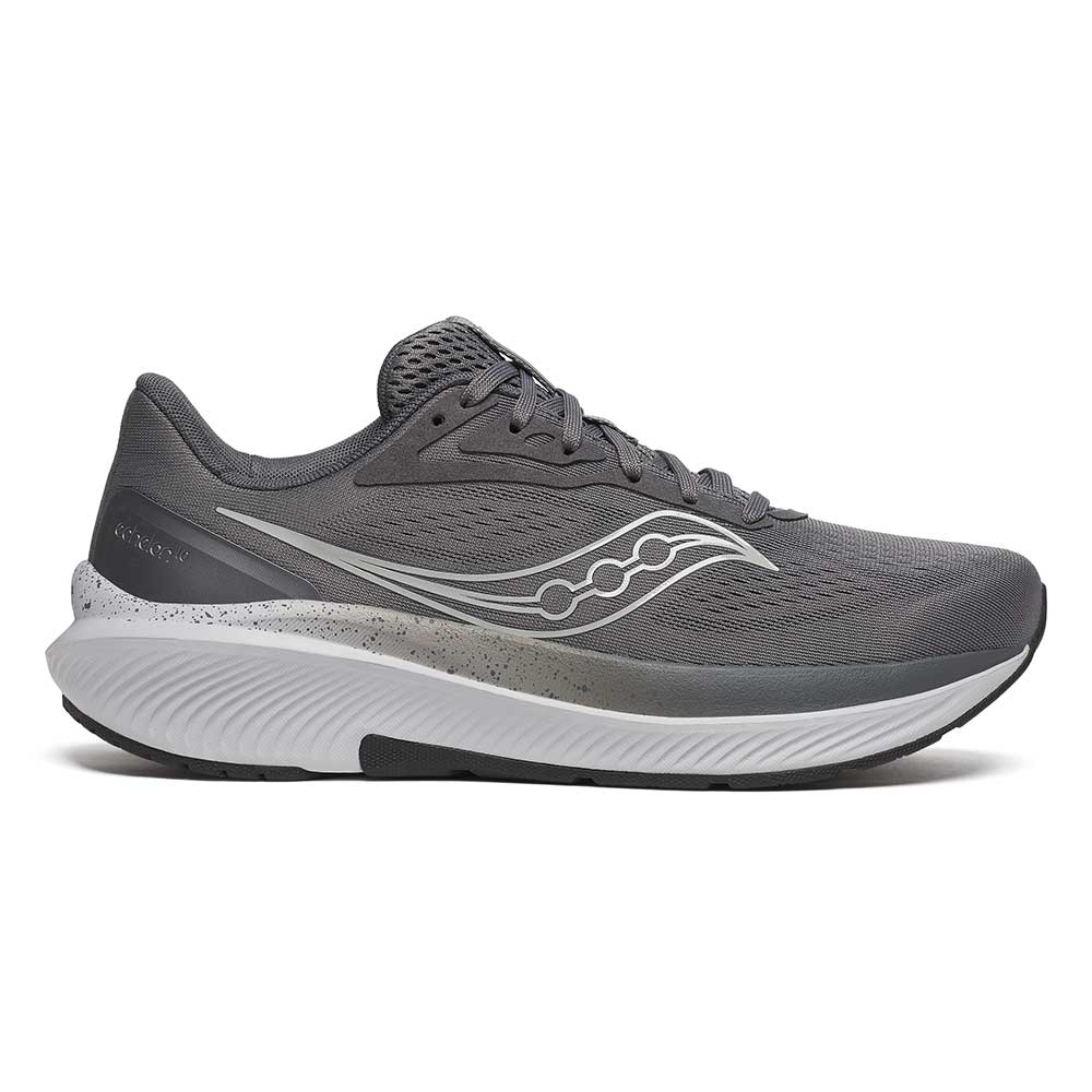 Saucony Men's Echelon 10 Running Shoe - Carbon/Black - Extra Wide (4E)