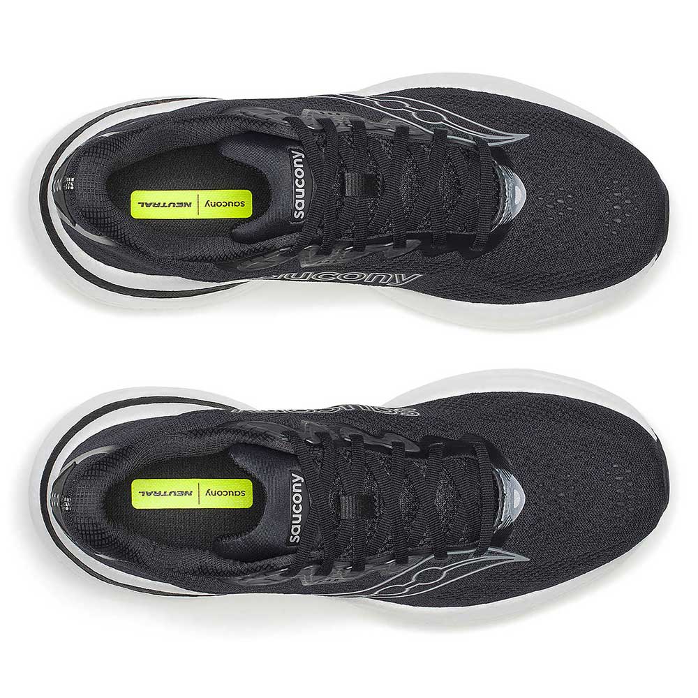 Men's Ride 19 Running Shoe - Black/Silver - Regular (D)