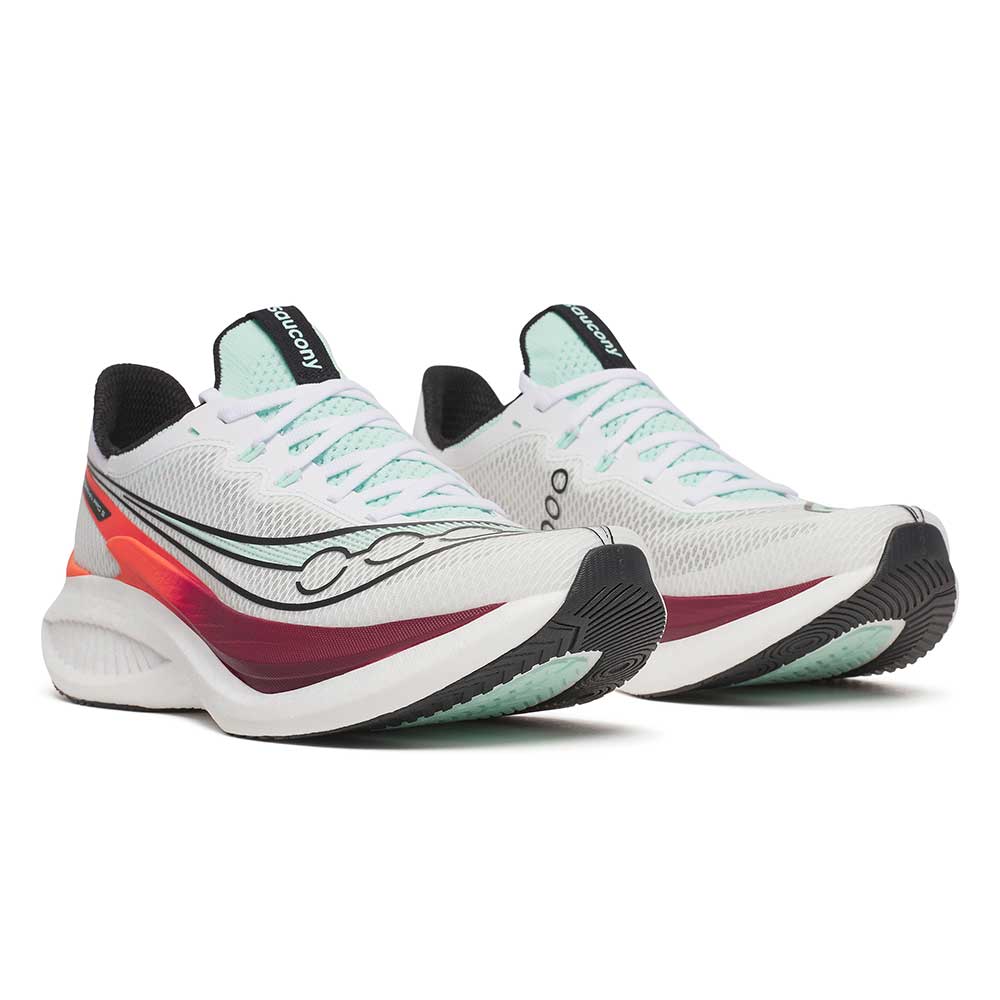 Men's Endorphin Pro 5 Running Shoe - White/Crimson - Regular (D)