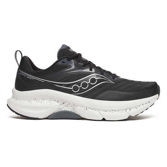 Men's Omni 23 ST Running Shoe - Black/Silver - Regular (D)