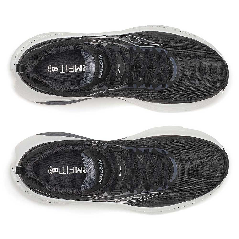 Men's Omni 23 ST Running Shoe - Black/Silver - Regular (D)