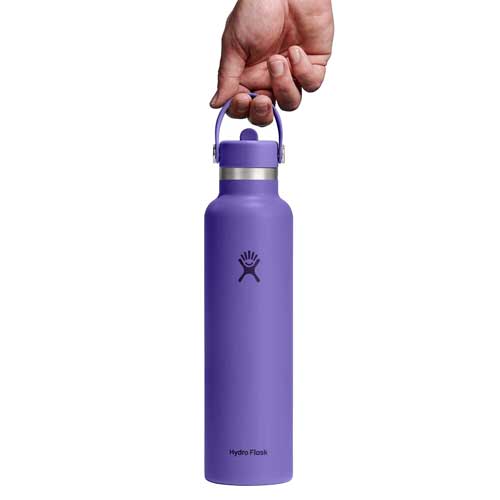 24 oz Standard Mouth with Flex Straw Cap - Utopia Purple