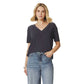 Women's Kacey Bamboo V-Neck Short Sleeve Tee - Lead