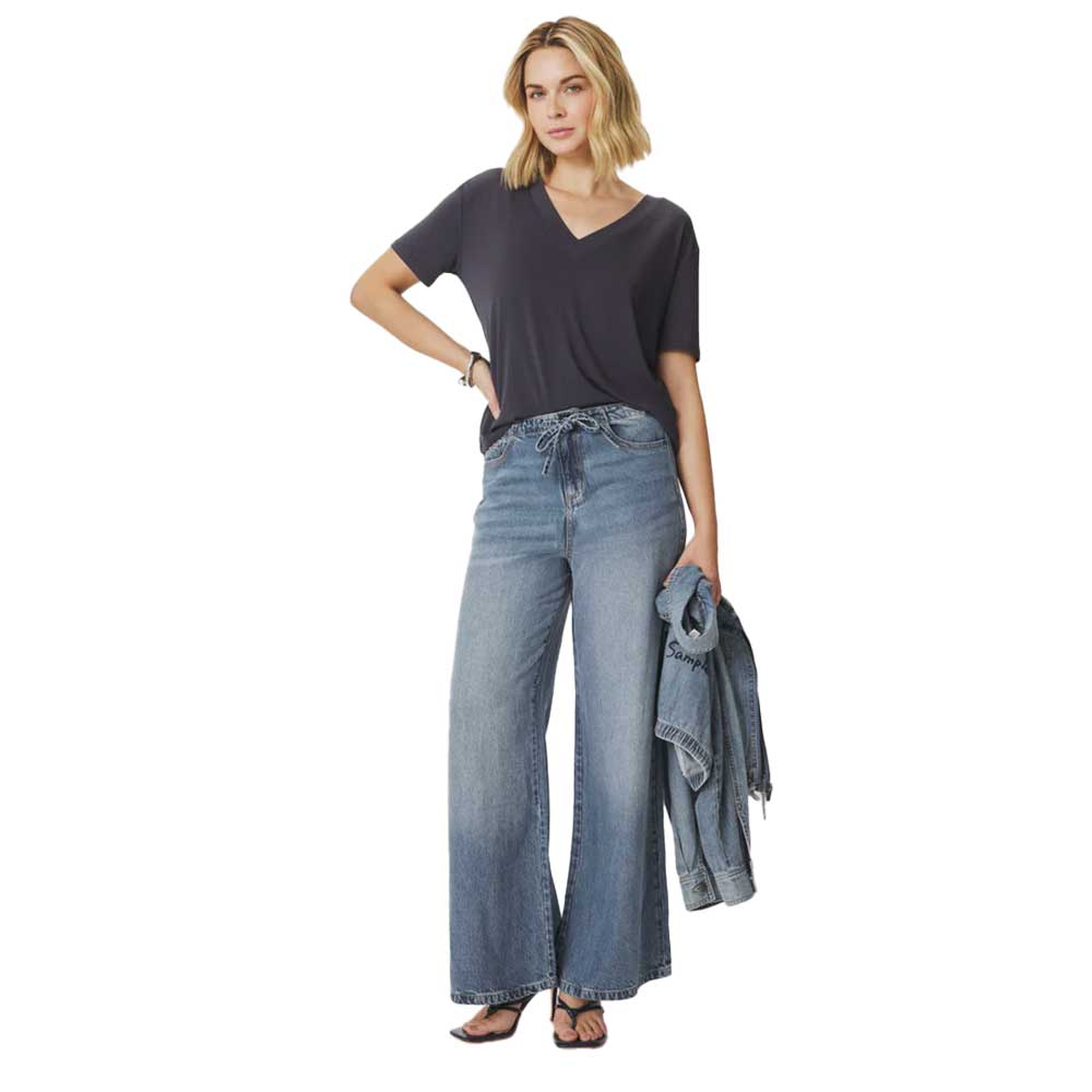 Women's Kacey Bamboo V-Neck Short Sleeve Tee - Lead