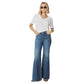 Women's Kacey Bamboo V-Neck Short Sleeve Tee - White
