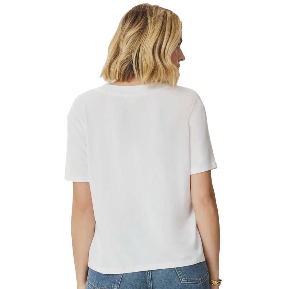 Women's Kacey Bamboo V-Neck Short Sleeve Tee - White