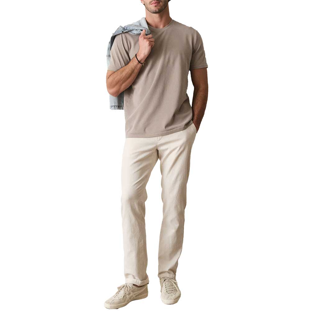 Men's Luxe 250 Classic Tee - Vingtage Khaki