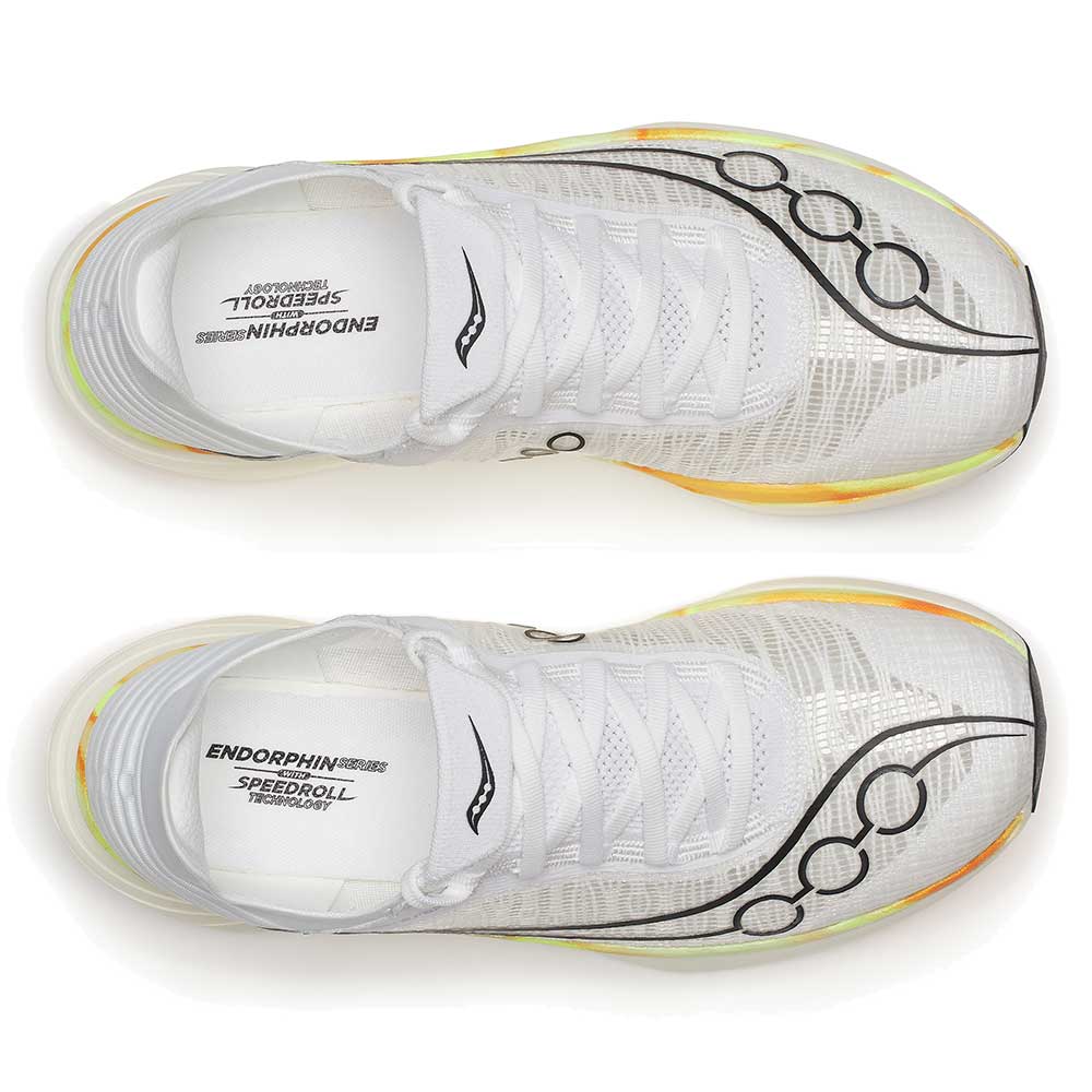 All Gender Endorphin Elite 2 Running Shoe - White/Peel - Regular (D)