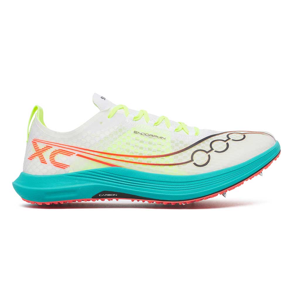 Endorphin XC Spike - White/Mutant - Regular (D)