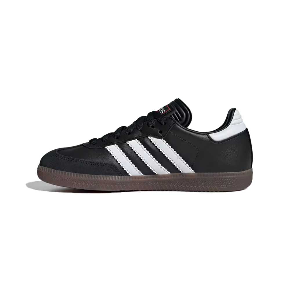 Youth Jr Samba Indoor Soccer Shoe - Black/White - Regular (D)