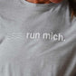 Women's Run Mich Waves Performance Tech Short Sleeve Classic Fit - Silver Cloud/White Woven Square Patch w/ Light Gray Gazelle