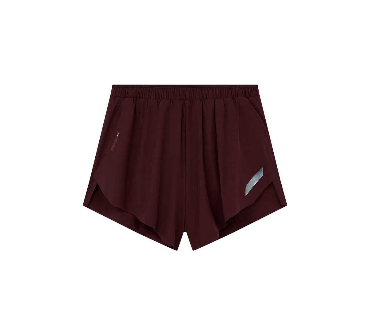 Men's Split Short - Burgundy