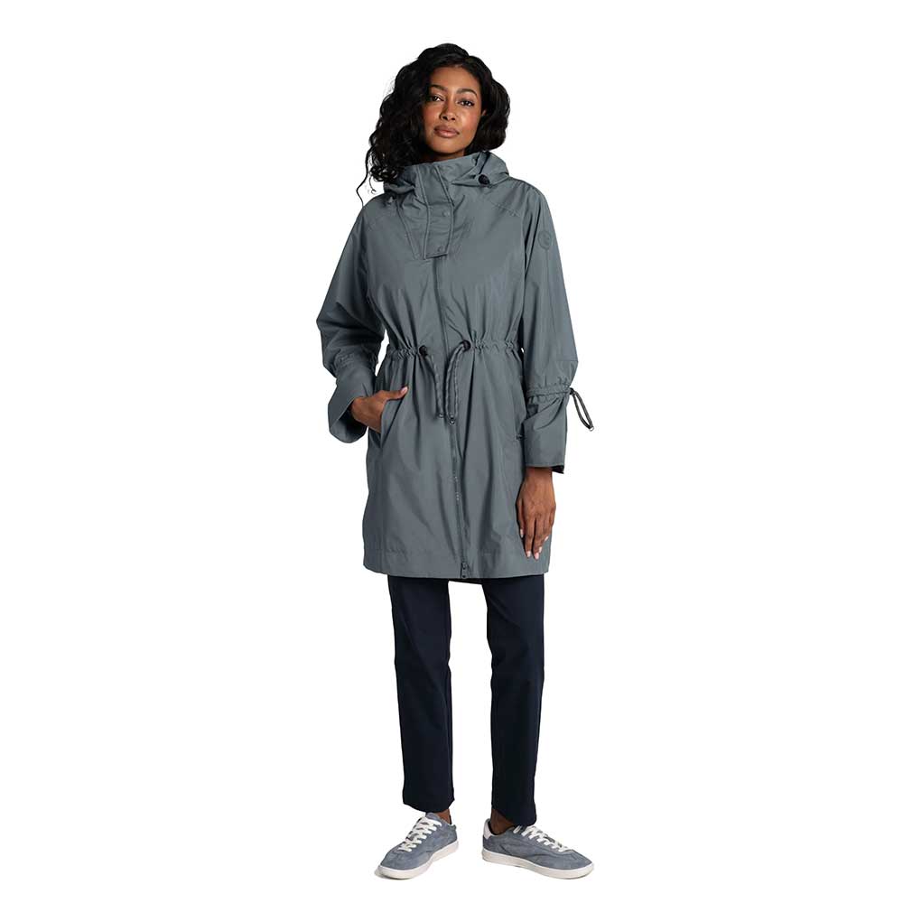 Women's Piper Oversized Rain Jacket - Ash