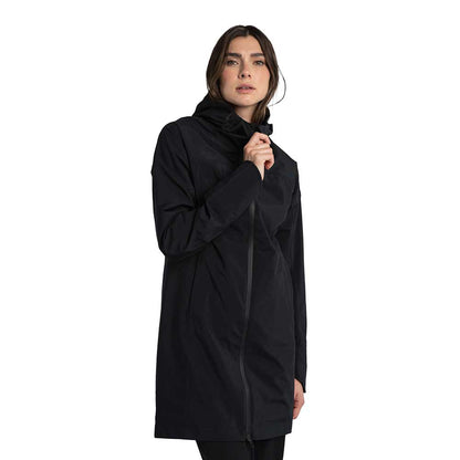 Women's Element Long Rain Jacket - Black Beauty