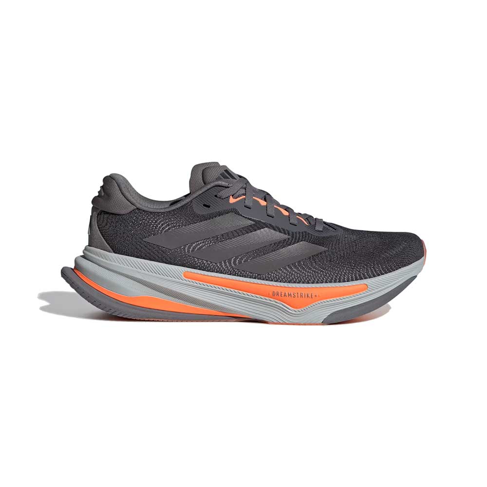 Men's Supernova Prima 2 Running Shoe - Grey Four/Iron Metallic/Lucid Orange - Regular (D)