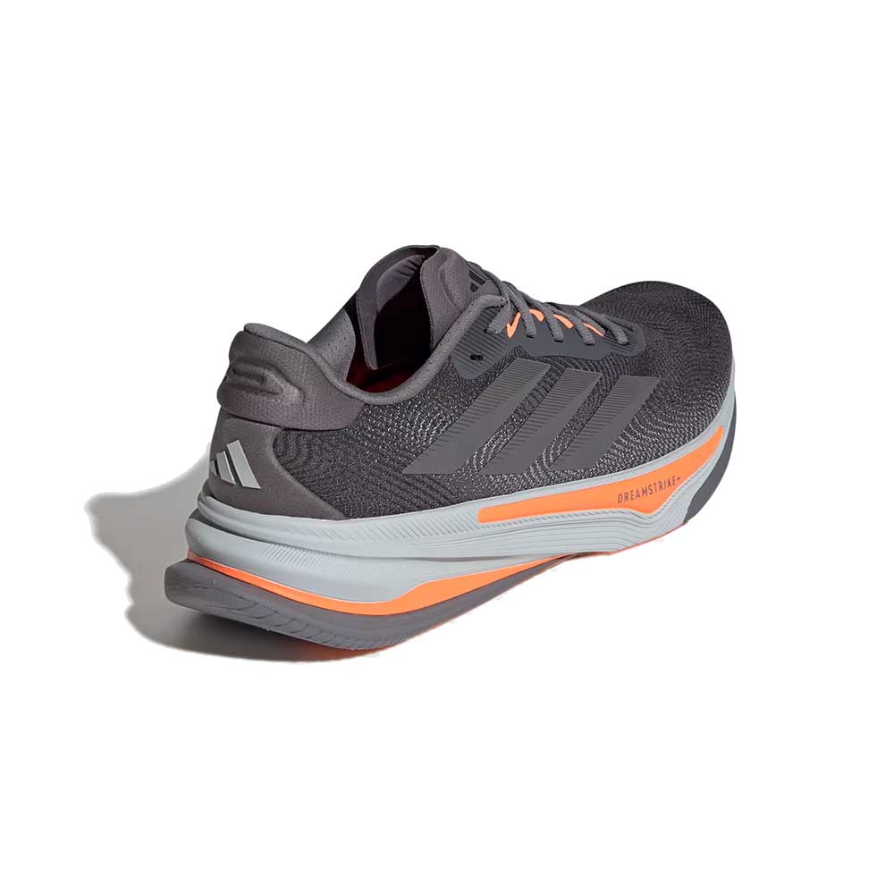Men's Supernova Prima 2 Running Shoe - Grey Four/Iron Metallic/Lucid Orange - Regular (D)