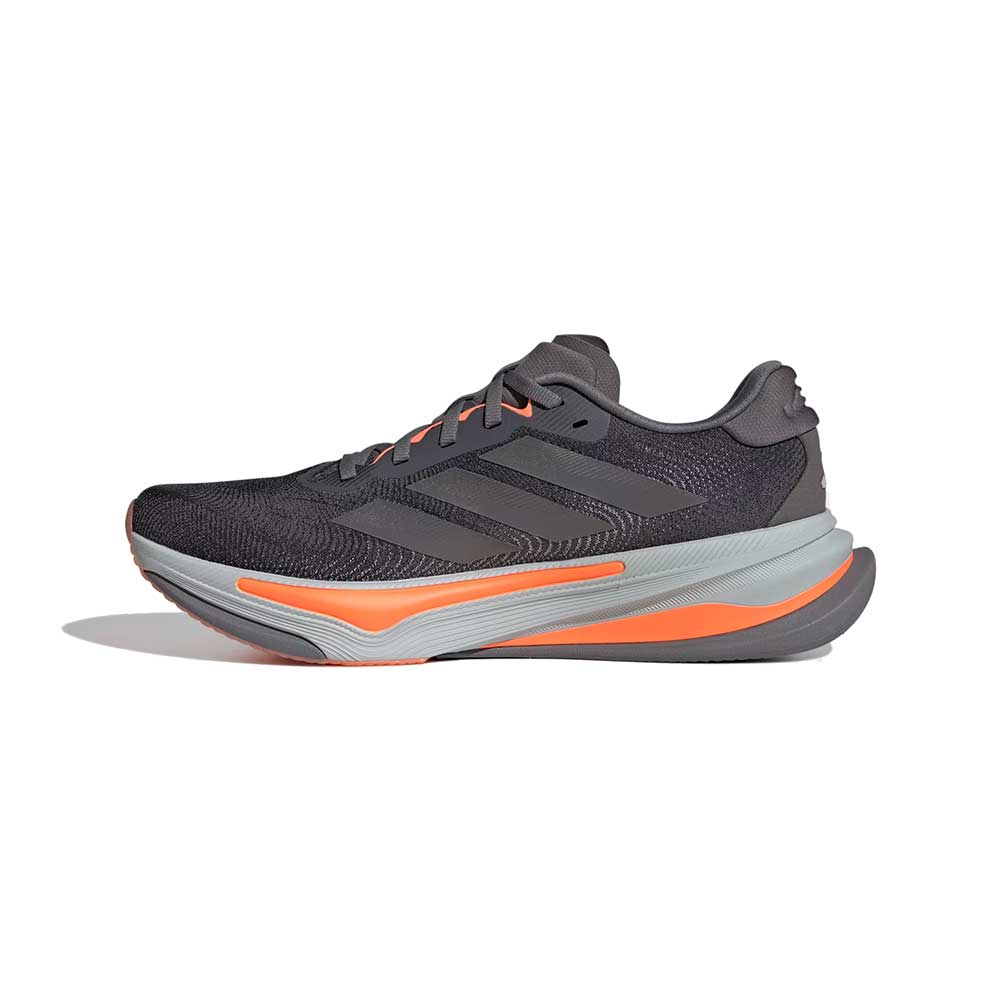 Men's Supernova Prima 2 Running Shoe - Grey Four/Iron Metallic/Lucid Orange - Regular (D)