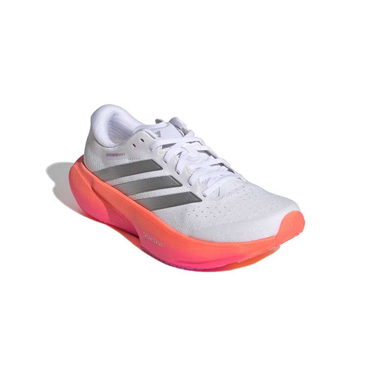 Women's Supernova Rise 3 Running Shoe - Footwear White/Silver Metallic/Lucid Pink - Regular (B)