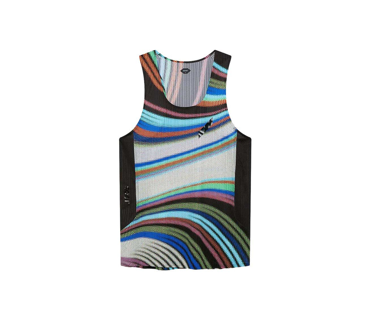 Men's Race Vest 2.0 - Dark Dot Stripe