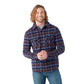Men's Anchor Line Shirt Jacket - Eggplant Plaid