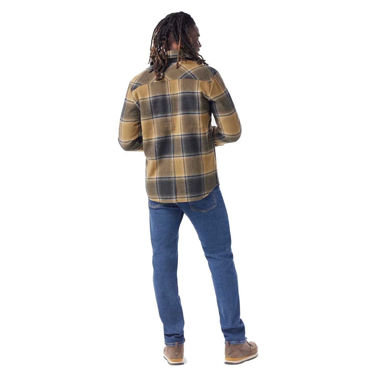 Men's Anchor Line Shirt Jacket - Winter Moss Plaid
