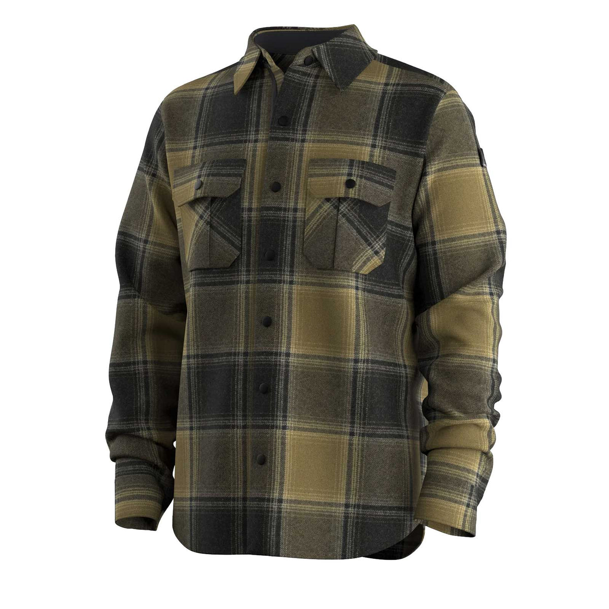 Men's Anchor Line Shirt Jacket - Winter Moss Plaid