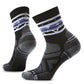 Women's Hike Light Cushion Zig Zag Valley Mid Crew Sock - Black