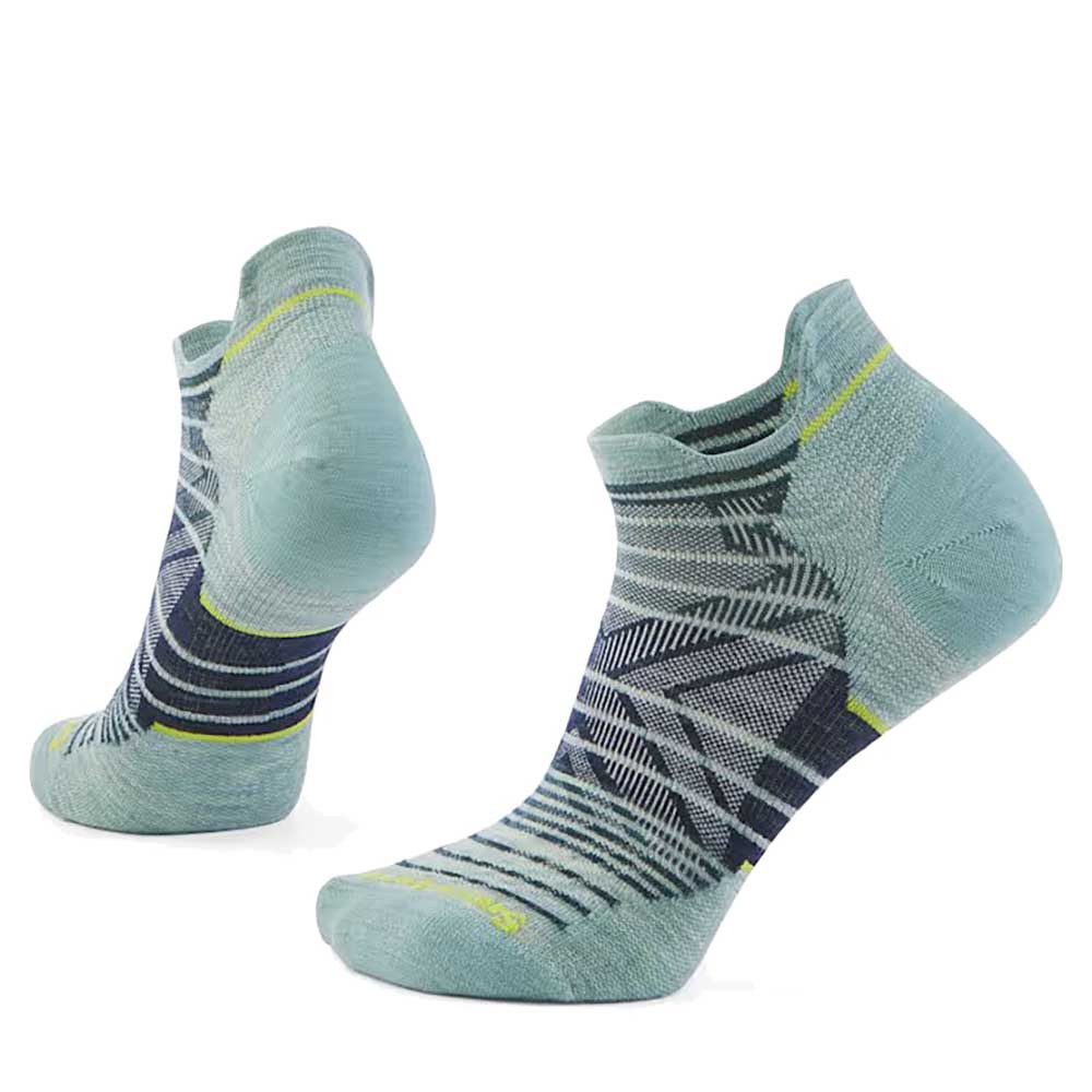 Women's Run Stripe Low Ankle Socks - Frosty Green