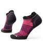 Women's Run Zero Cushion Stripe Low Ankle Socks - Power Pink