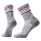 Women's Run Zero Cushion Mid Crew Sock - Light Gray