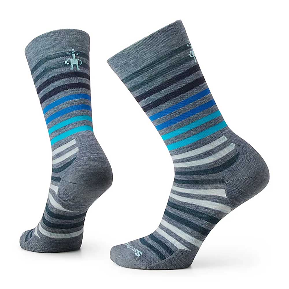 Everyday Spruce Street Crew Socks - Pewter Blue