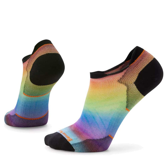 Run Pride Rainbow Print Low Ankle Socks - Multi Color