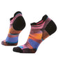 Women's Run Targeted Cushion Brushed Print Low Ankle Sock - Garden Pink