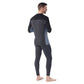 Men's Classic Thermal Merino Base Layer Colorblock Crew - Charcoal Heather/Black