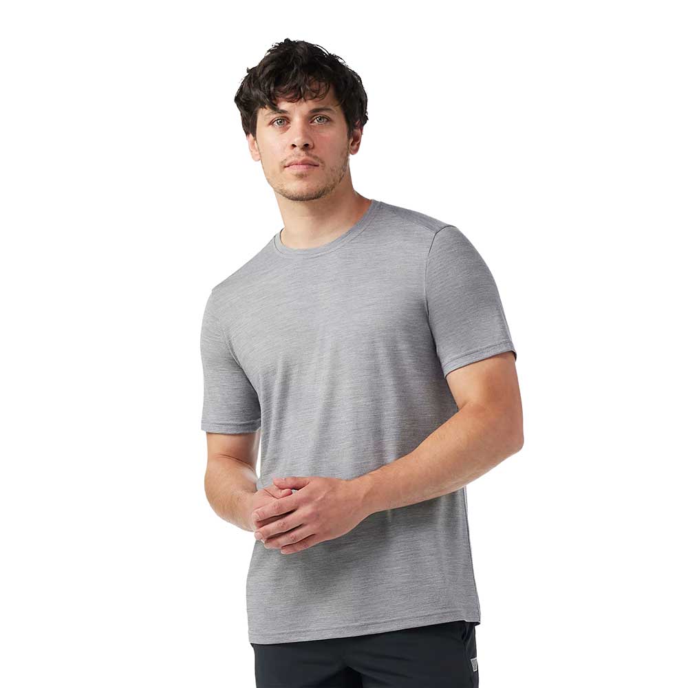 Men's Active Short Sleeve - Light Gray Heather