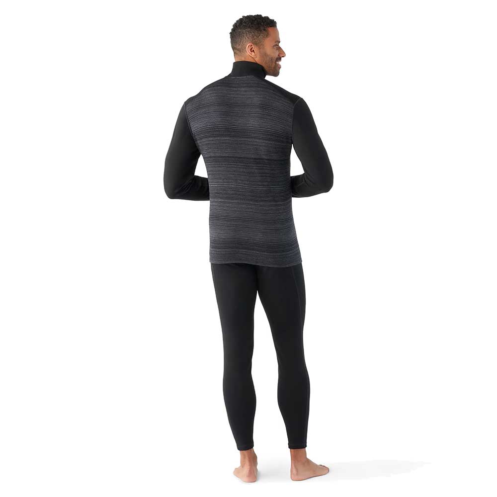 Men's Classic Thermal Merino Base Layer 1/4 Zip - Black Color Shift