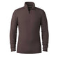 Men's Classic Thermal Merino Base Layer 1/4 Zip - Mink Heather