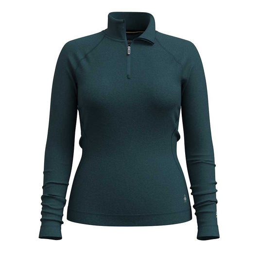 W Classic Thermal Merino Base Layer 1/4 Zip - Twilight Blue Heather