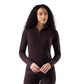 Women's Classic Thermal Merino Base Layer 1/4 Zip - Mink Heather
