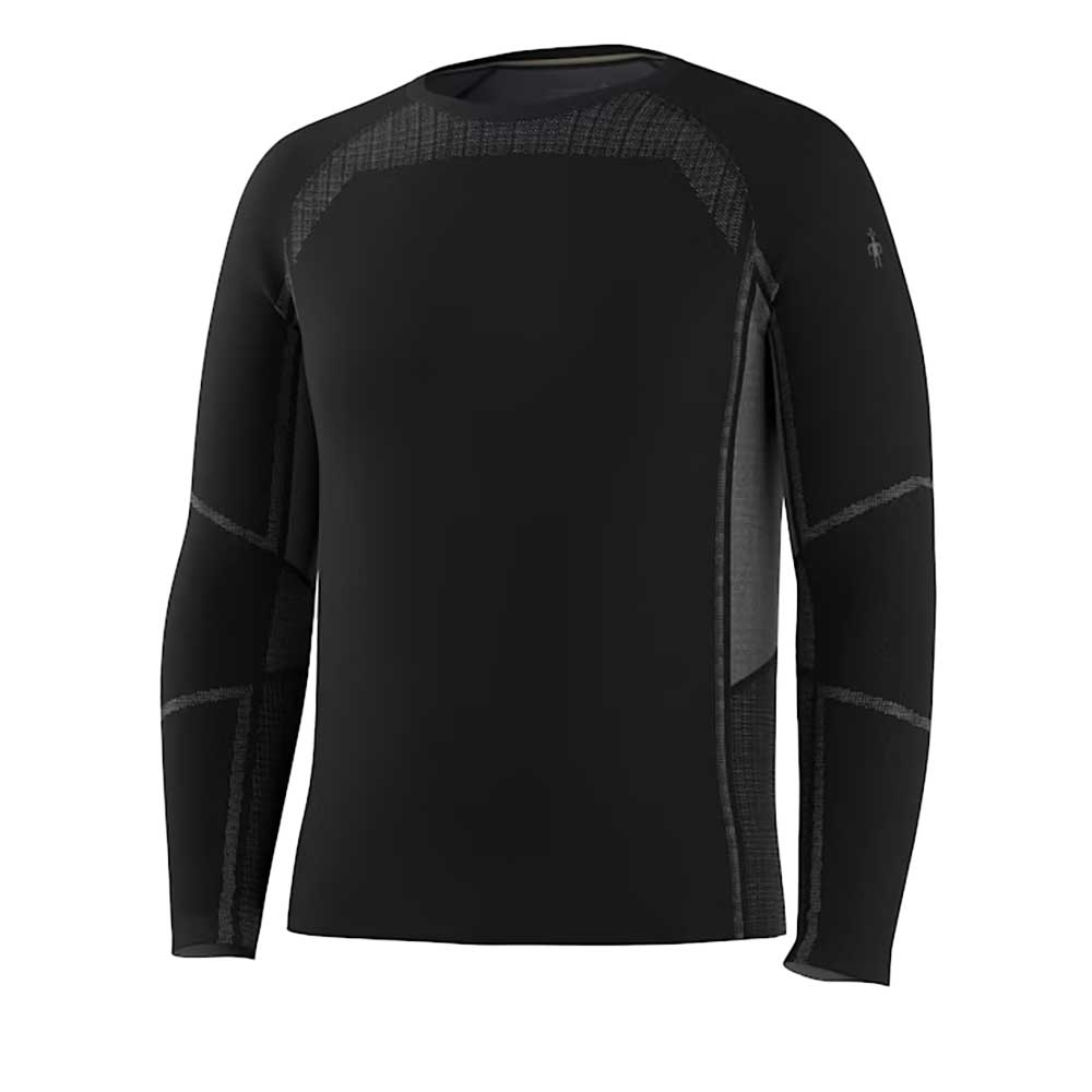 Men's Intraknit All-Season Merino Base Layer Crew - Black
