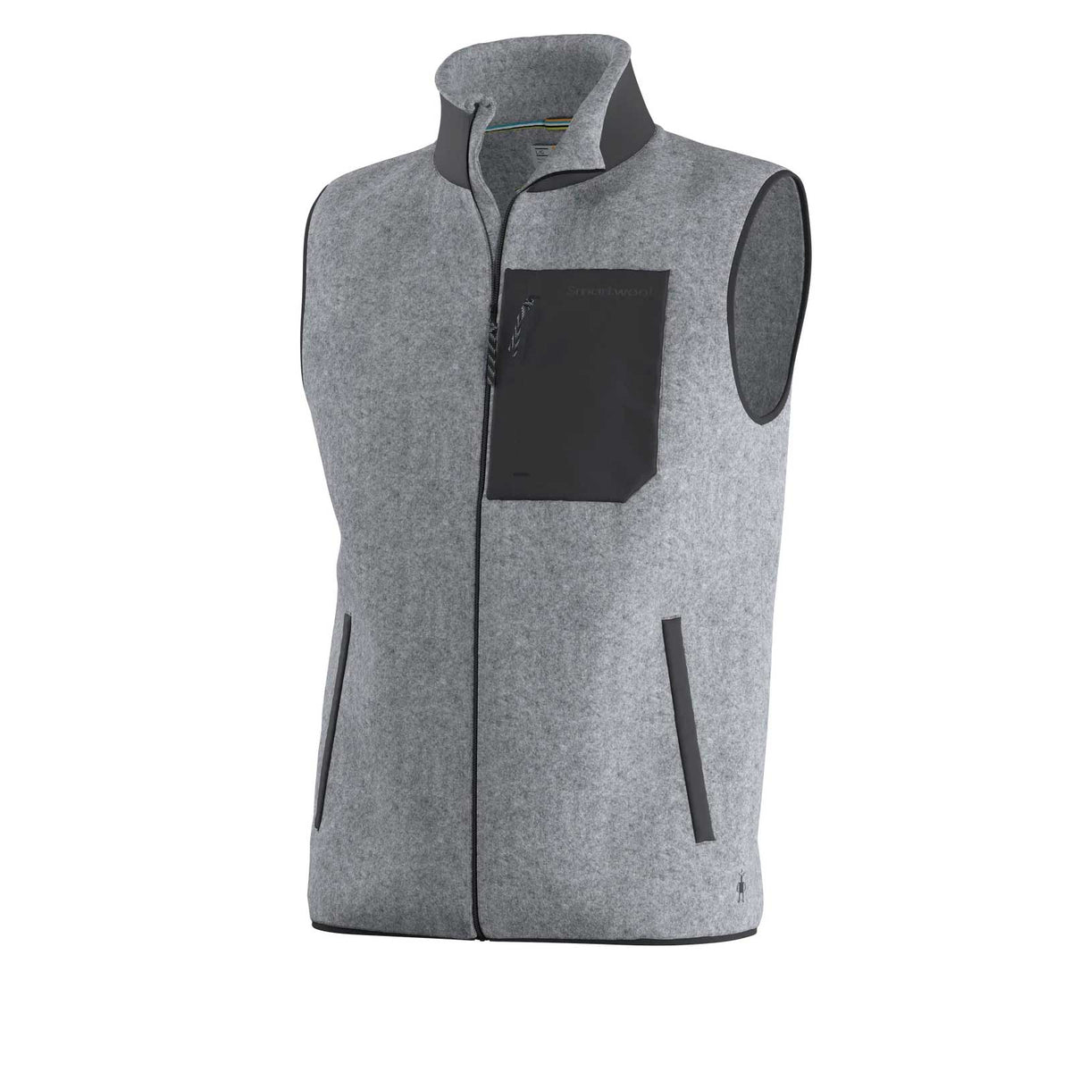 Men's Second Cut Fleece Vest - Charcoal