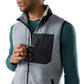 Men's Second Cut Fleece Vest - Charcoal