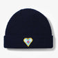 Smartwool Geo Peaks Patch Beanie - Deep Navy