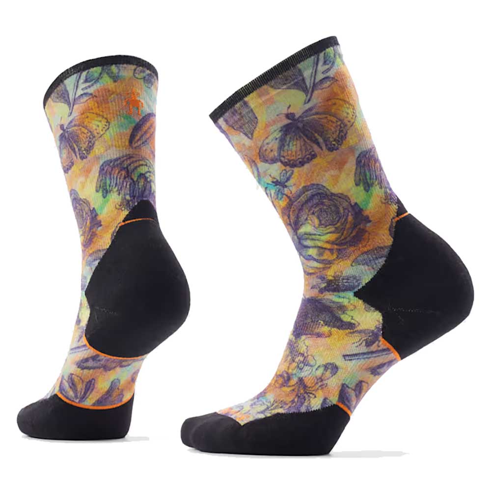 Women's Trail Run Targeted Cushion Floral Party Print Crew - Multi Color
