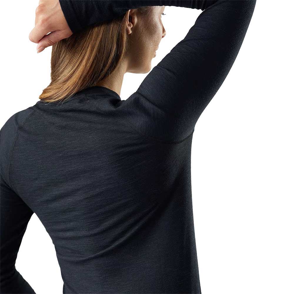 Women's Intraknit All-Season Merino Base Layer Crew - Black