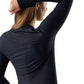 Women's Intraknit All-Season Merino Base Layer Crew - Black
