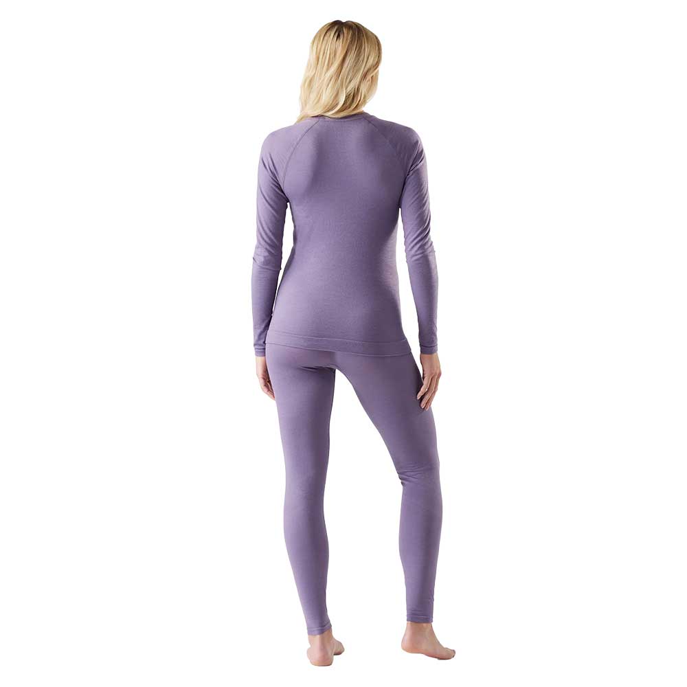 Women's Intraknit All-Season Merino Base Layer Crew - Purple Storm