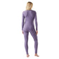 Women's Intraknit All-Season Merino Base Layer Crew - Purple Storm