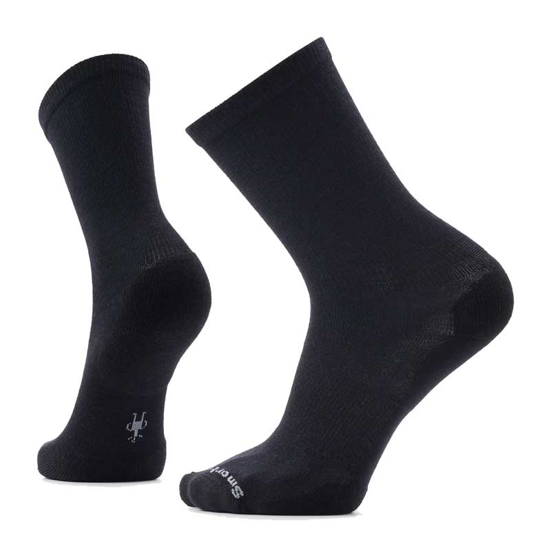 Everyday Solid Rib Crew - Black