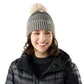 Summit Knit Pom Beanie - Almond